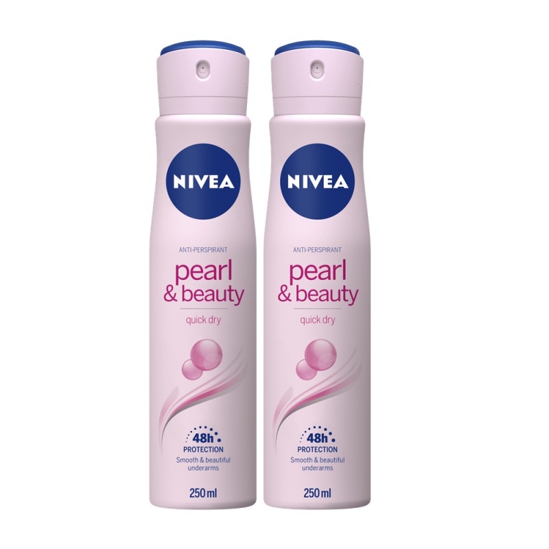 Nivea Pearl & Beauty Anti-Perspirant 150ml Twin Pack